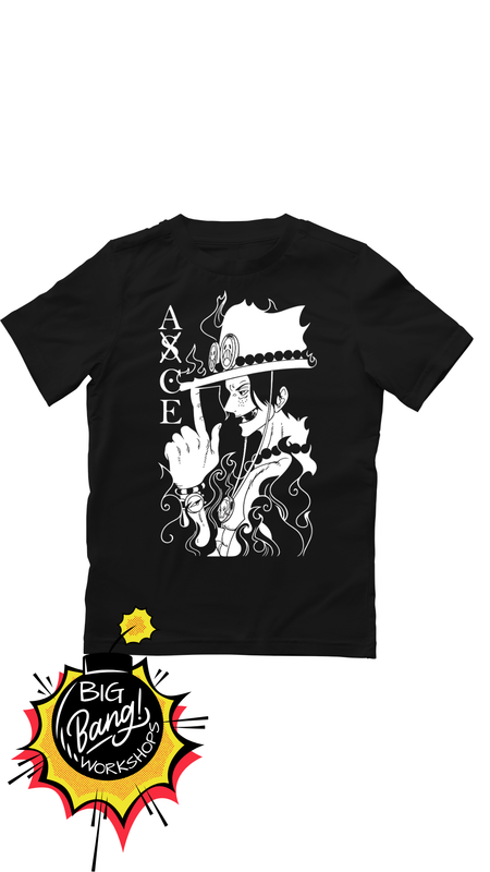OP | Ace - Ax Ace Carta Naipe Blanco Negro Llamas
