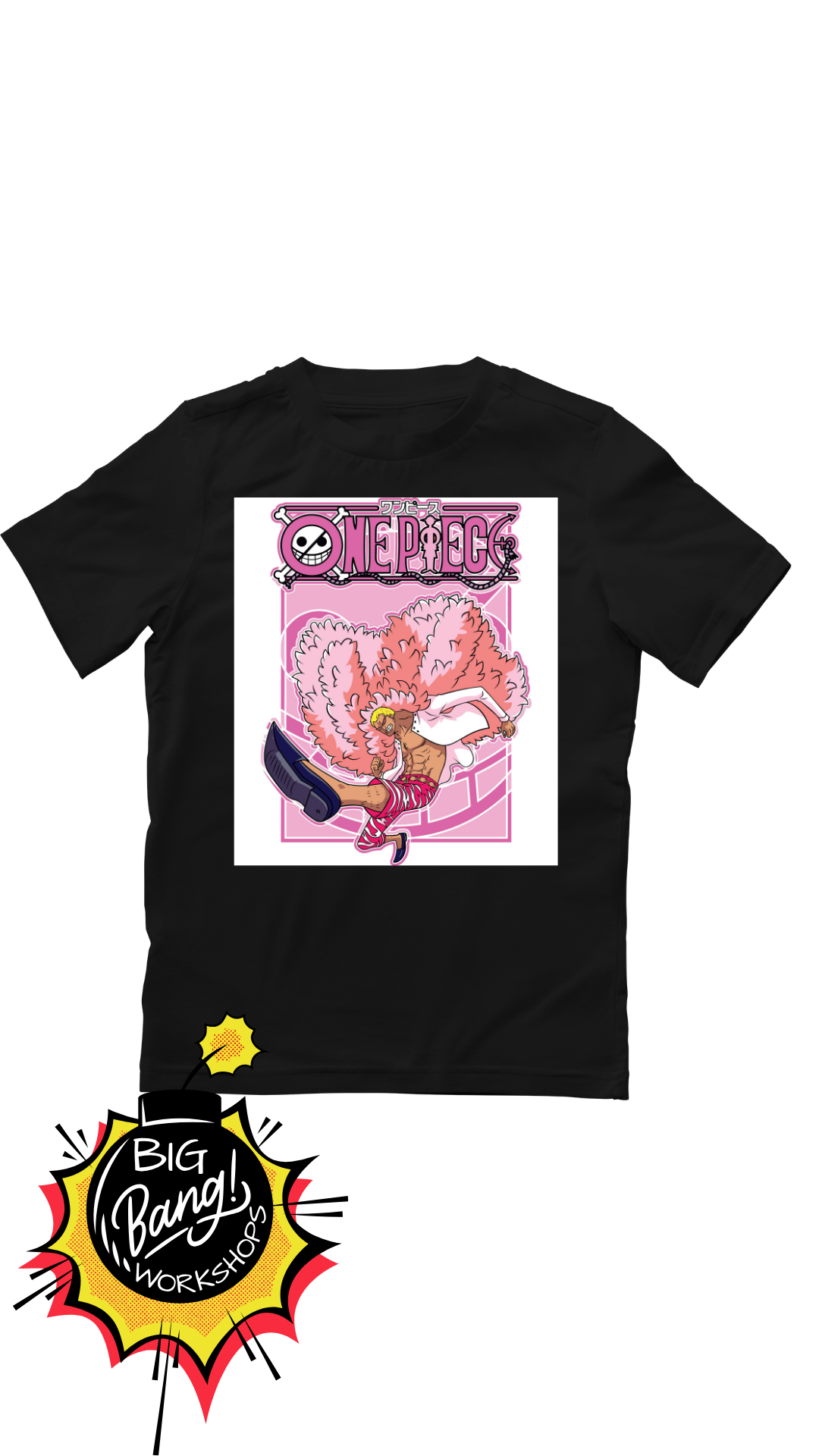 One Piece | Doflamingo Rosa - Hilos OnePiece Logo