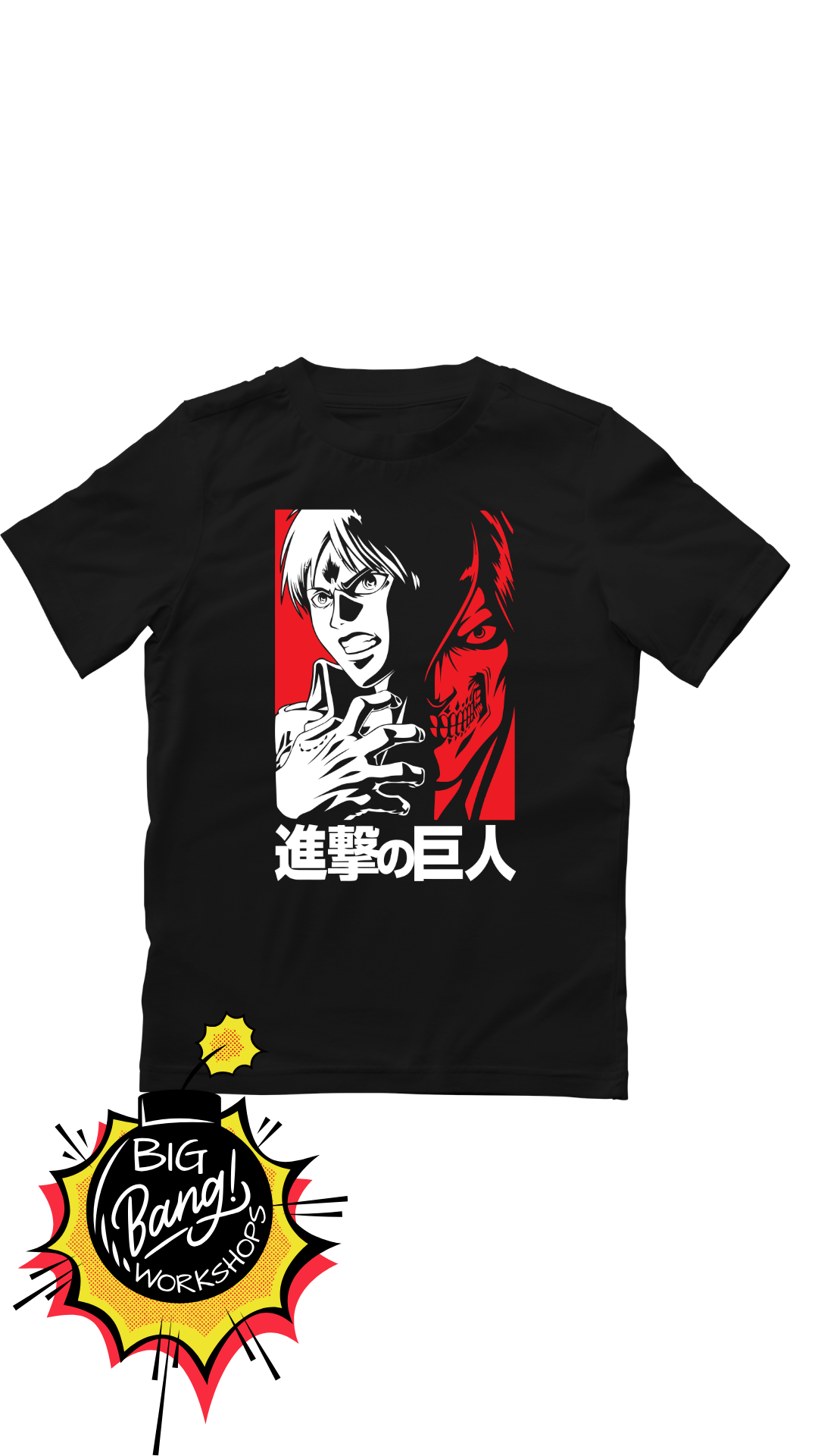 AOT | Eren Armin - Titan Kanji Rojo
