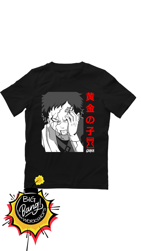 NRT | Gaara - Arena Kanji Dorado BlancoNegro