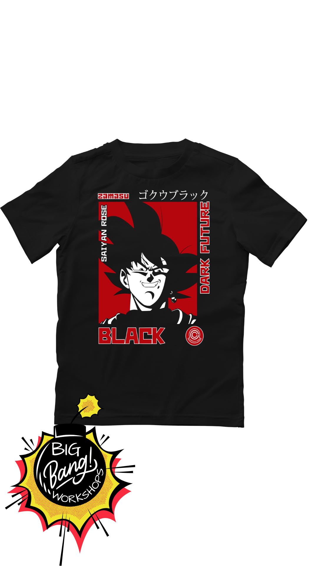 Dragon Ball | Goku Black - Saiyan Rose Dark Future Rojo