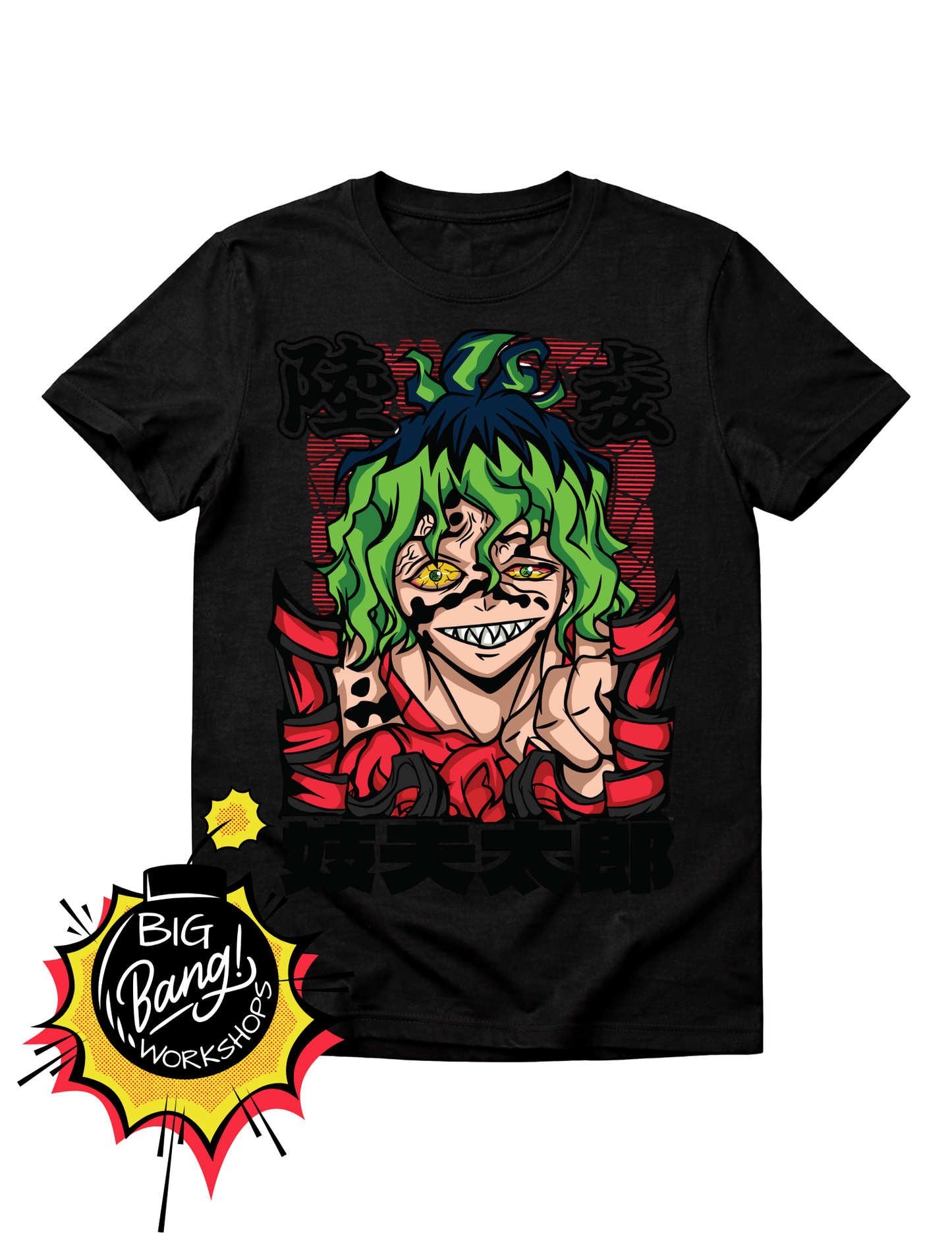 Demon Slayer | Gyutaro Demonio - Rango6 Cabello Verde