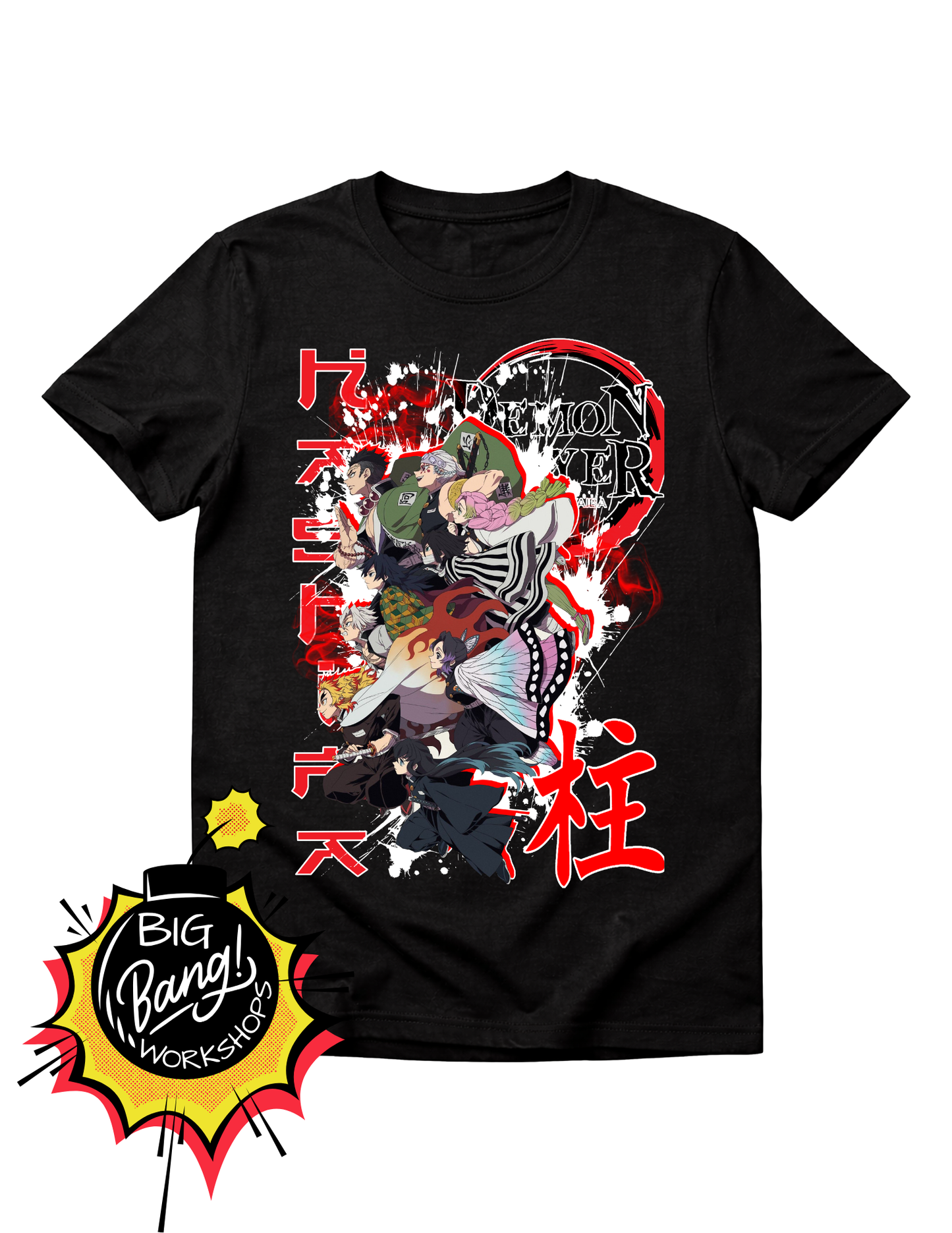 Demon Slayer | Hashiras Grupo - Accion Kanji Pilar Rojo