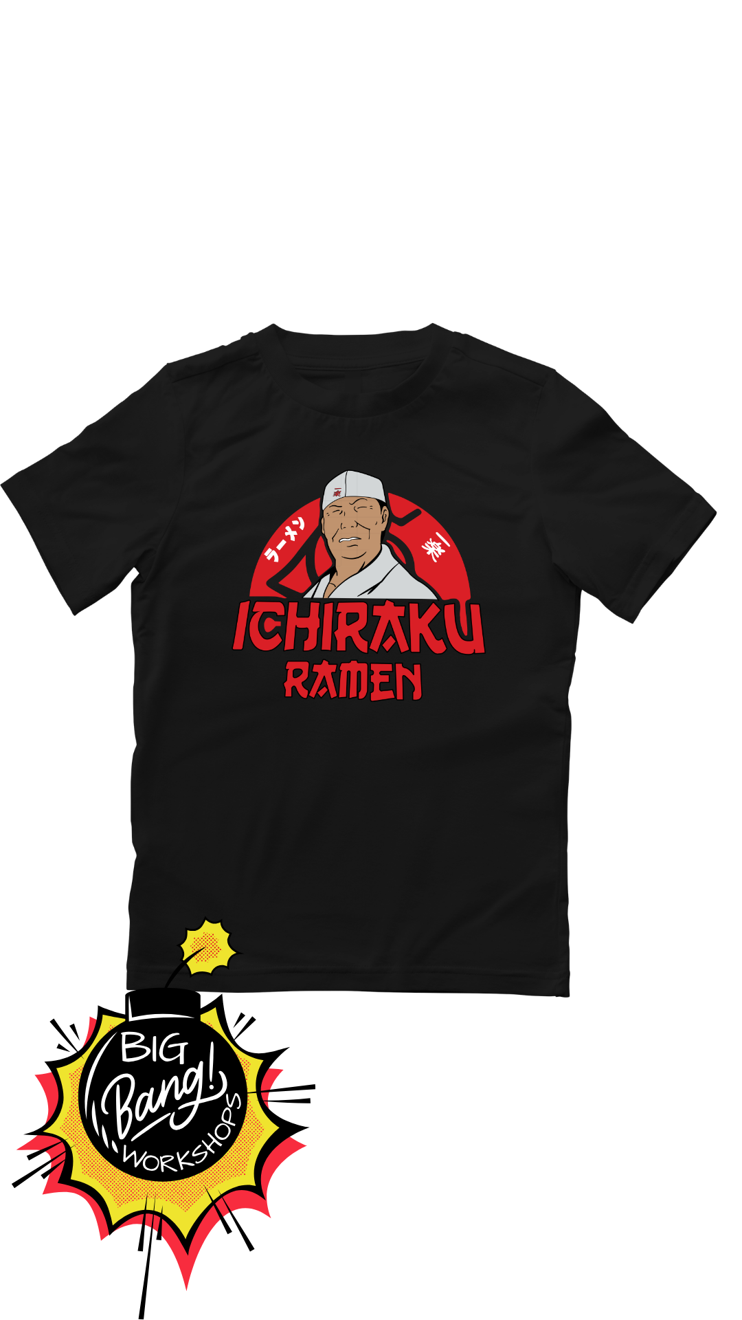 Naruto | Ichiraku Ramen - Logo Chef Rojo
