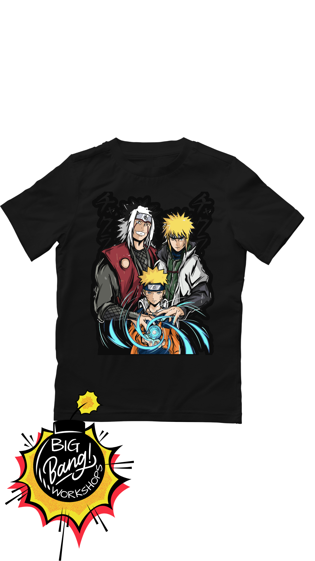 Naruto | Jiraiya Naruto - Minato Rasengan Trio