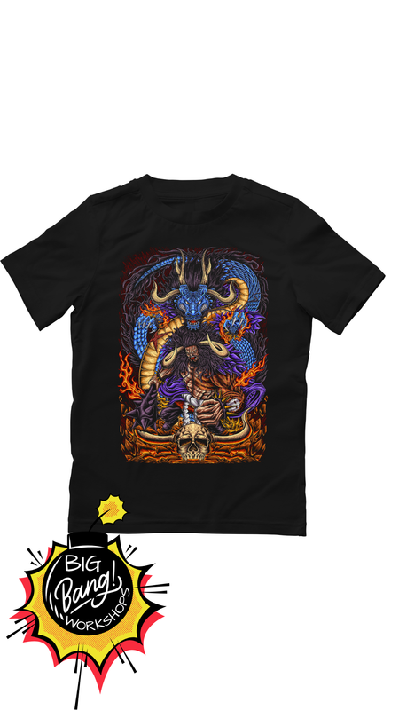 OP | Kaido - Dragon Serpientes Ilustracion Detallada