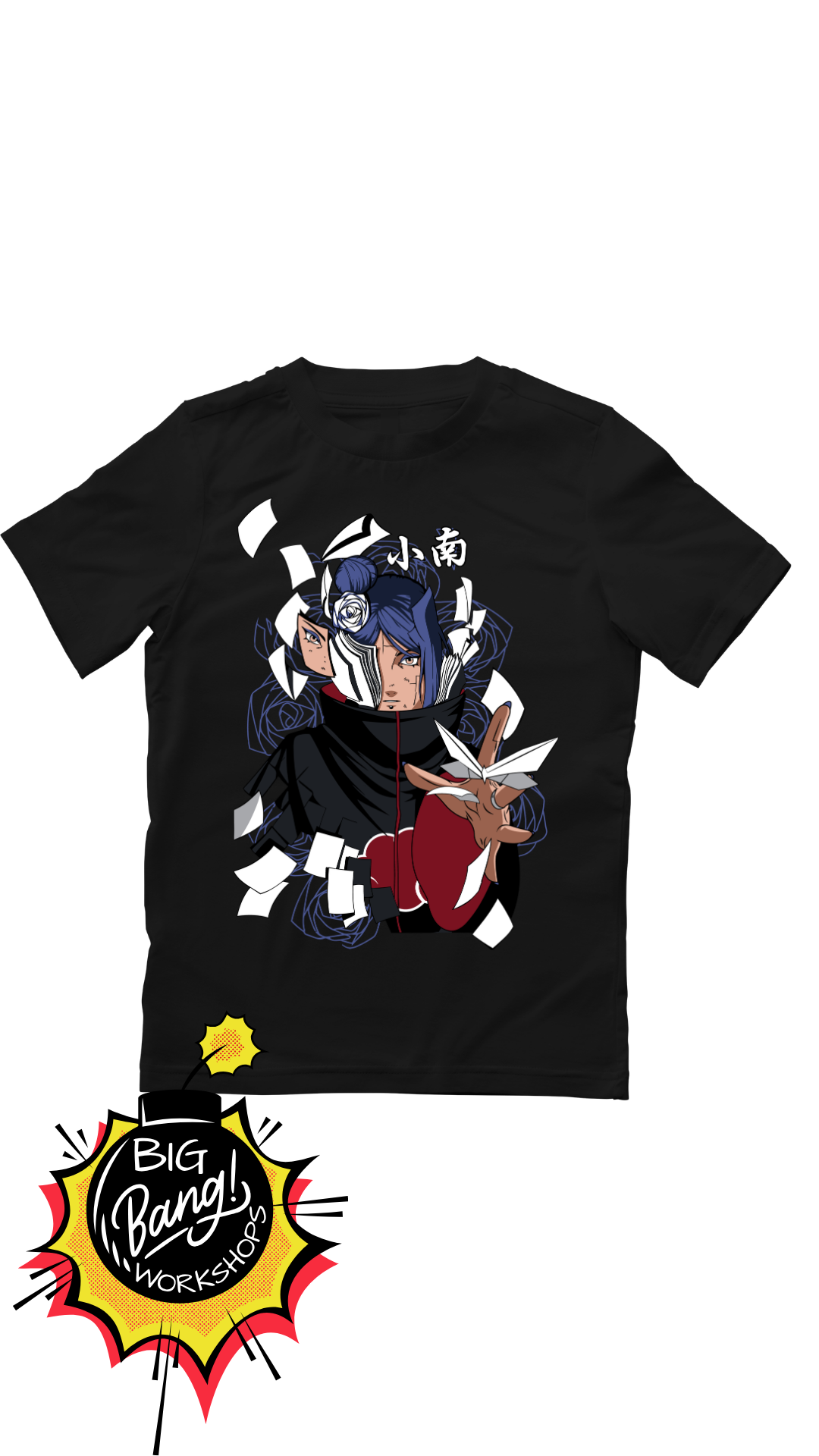 Naruto | Konan Akatsuki - Origami Kanji Pequeno