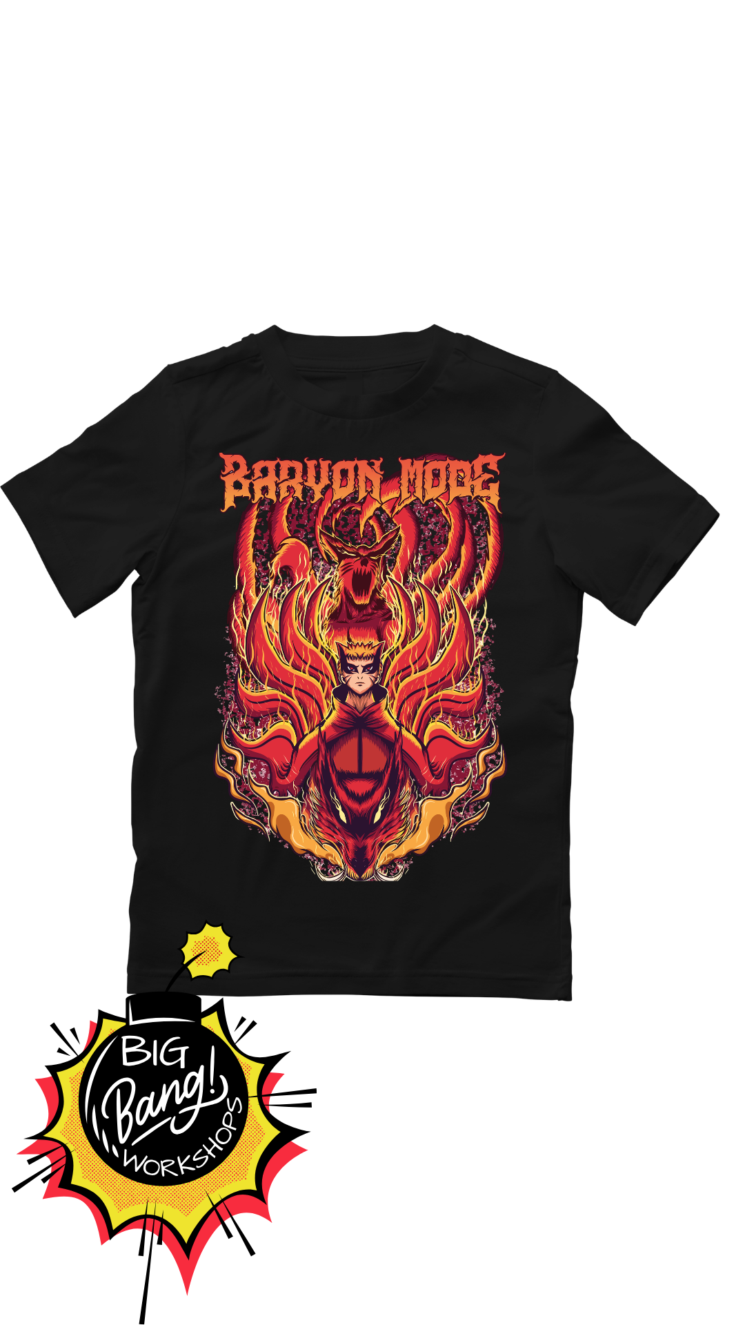 Naruto | Naruto Baryon - Mode Metal Fuego Rojo