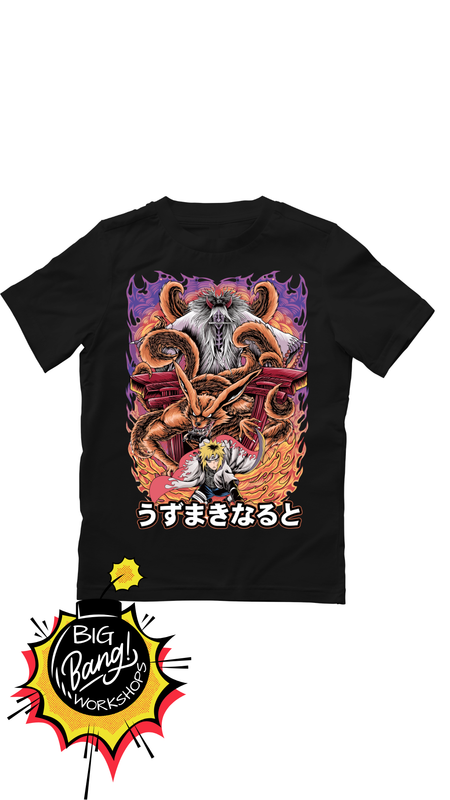 NRT | Naruto - Kurama Bestias Tailed Kanji Uzumaki