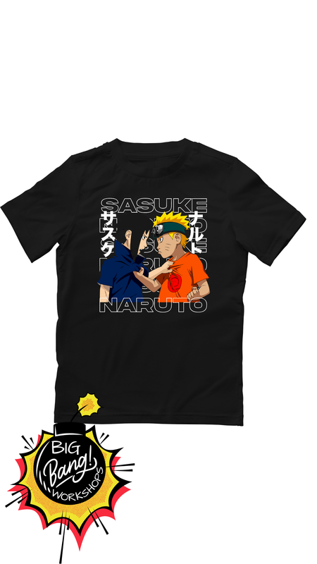 NRT | Naruto Sasuke - Rivalidad Kanji Duo