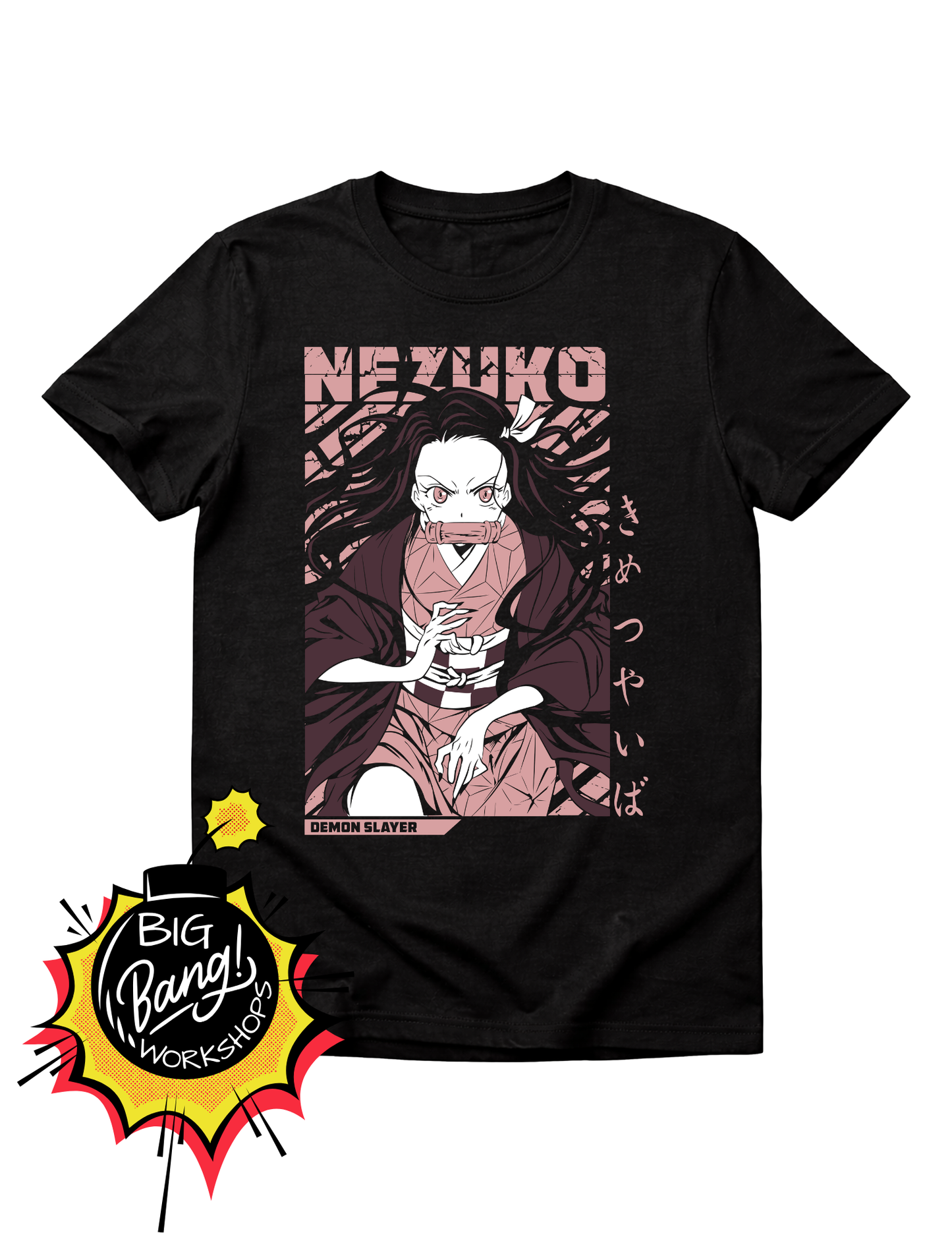 Demon Slayer | Nezuko Forma - Demonio Tonos Rosa