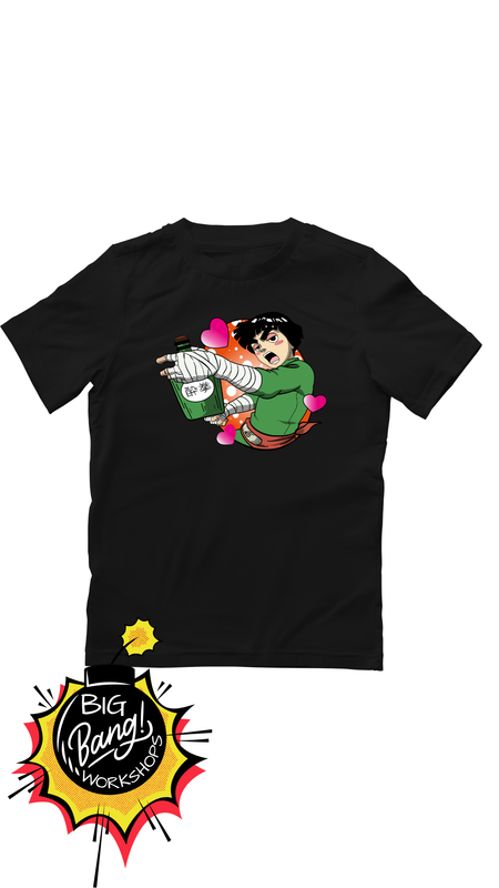 NRT | Rock Lee - Chibi Punos Corazones Verde