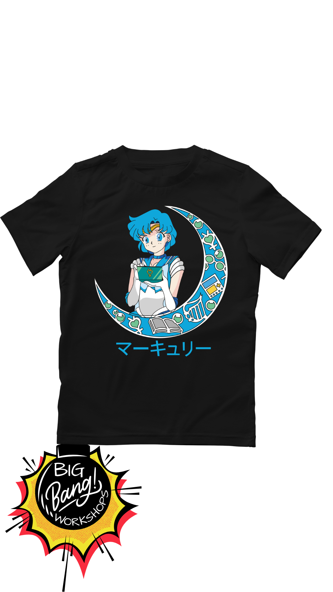 SM | Sailor Mercury - Ami Luna Creciente Libro Azul