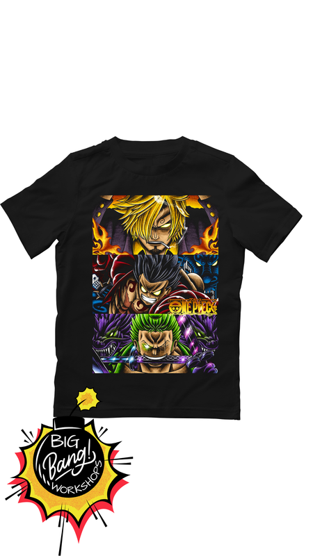 OP | Sanji Luffy Zoro - Trio Neon One Piece