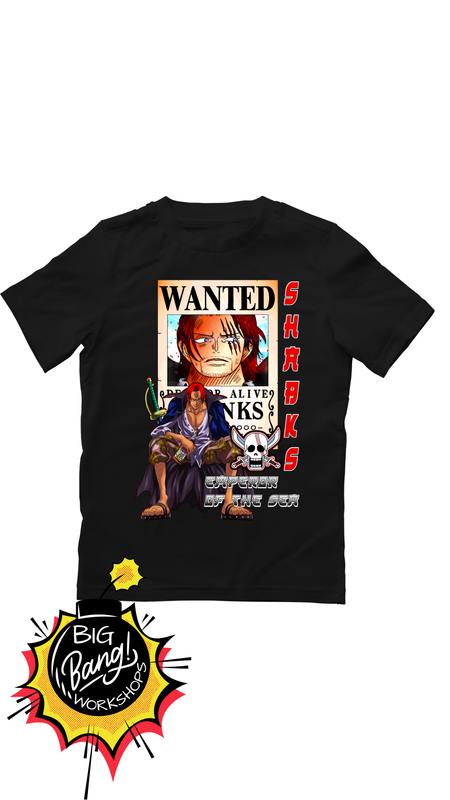 OP | Shanks - Wanted Emperor Sea Pelo Rojo