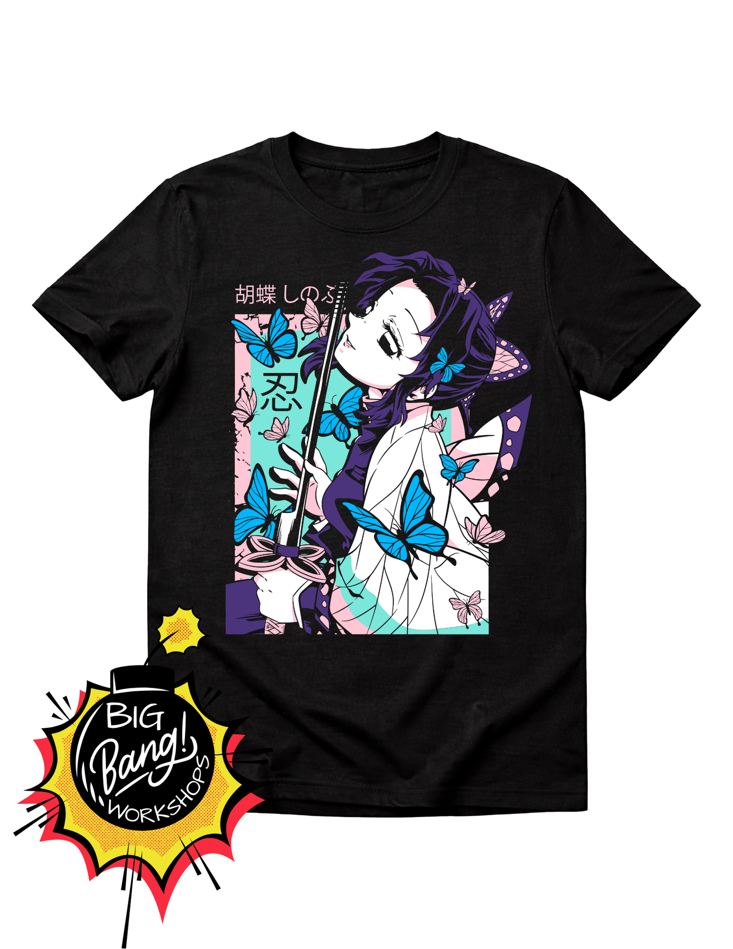 DS | Shinobu Kocho - Hashira Insecto Mariposas Azules