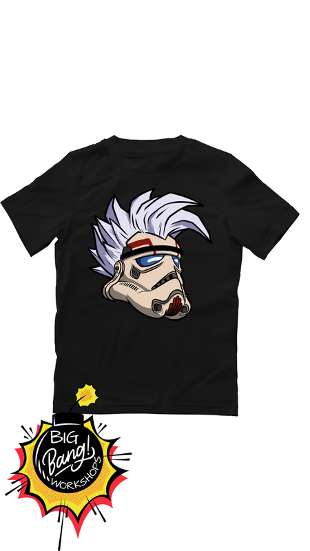 DBZ | Stormtrooper - Pelo Blanco Crossover StarWars DragonBall