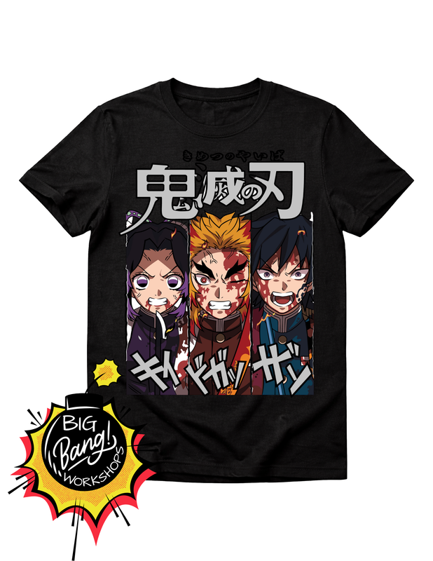 DS | Trio - Panel Shinobu Rengoku Sanemi Kanji