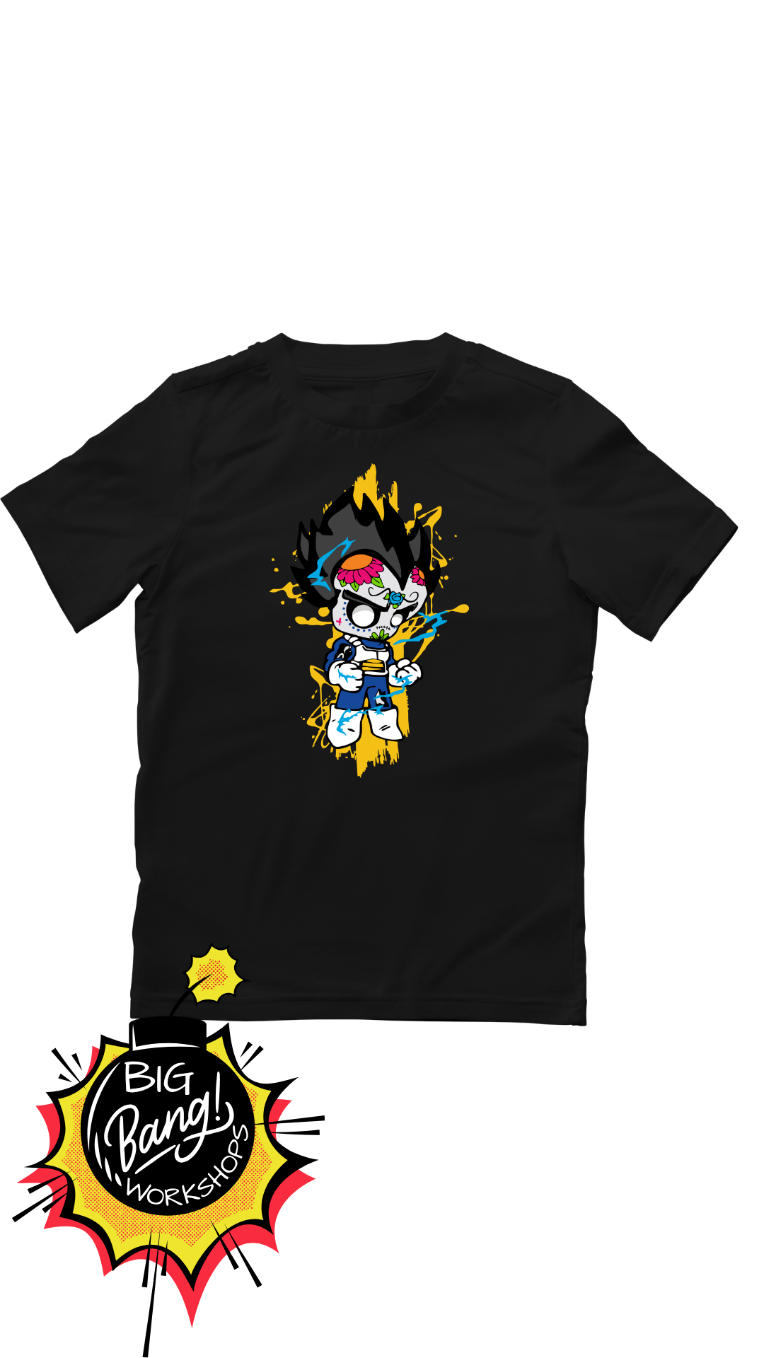 Dragon Ball | Vegeta - Chibi Llamas Amarillas Streetwear