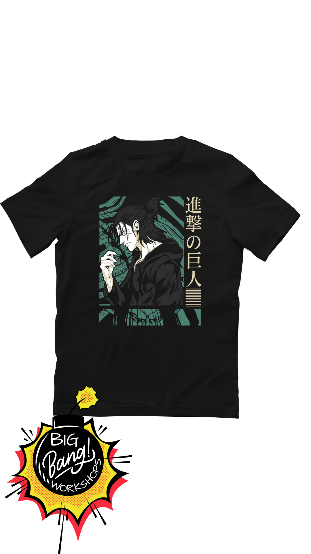 AOT | Zeke Eren - Titan Verde Kanji