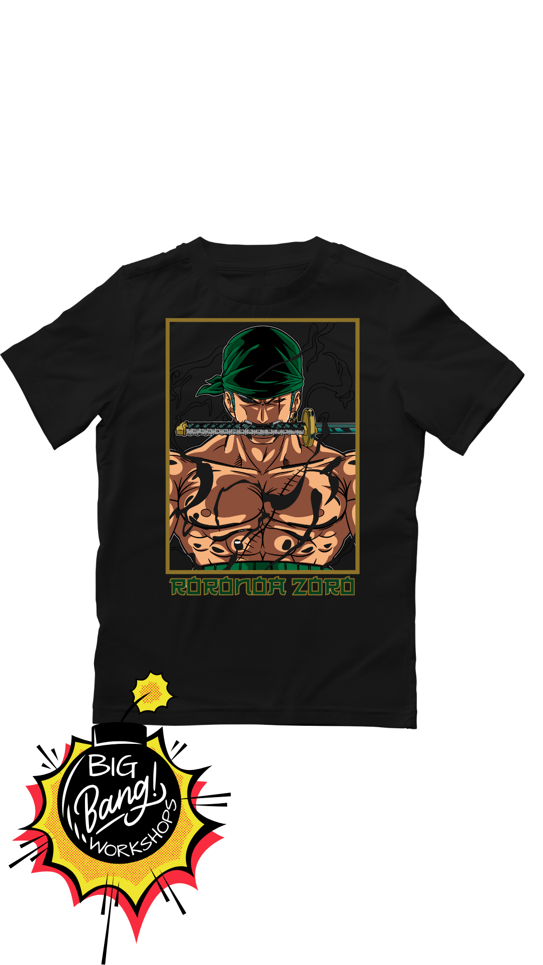 One Piece | Zoro - Roronoa Zoro Espada Boca Gorra Verde