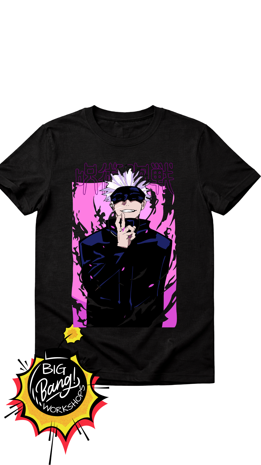 JJK | Gojo Satoru - Smiling Pink BG