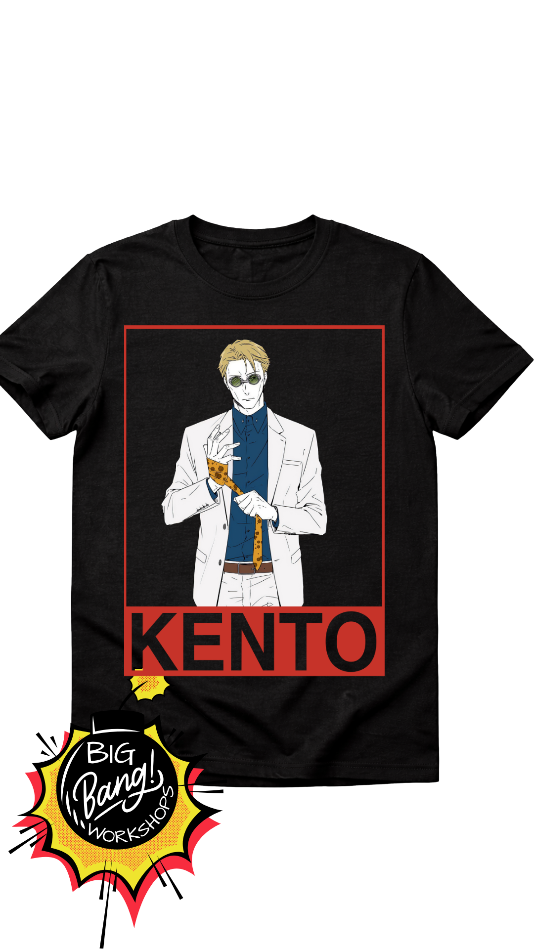 JJK | Nanami - Portrait Kento Text