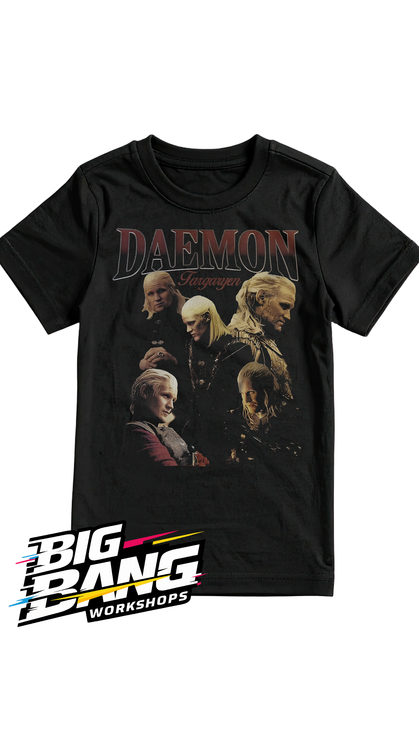 Playera regular fit Daemon Targaryen House of the Dragon - vista adicional - Big Bang Workshops