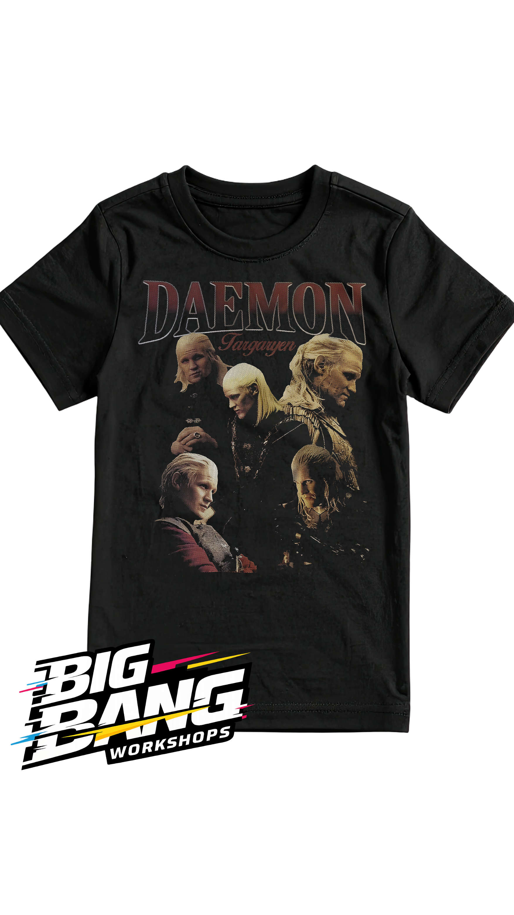 Playera regular fit Daemon Targaryen House of the Dragon - vista adicional - Big Bang Workshops