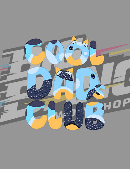 Cool Dad Club PNG Digital Download — Diseño para Playera Día del Padre