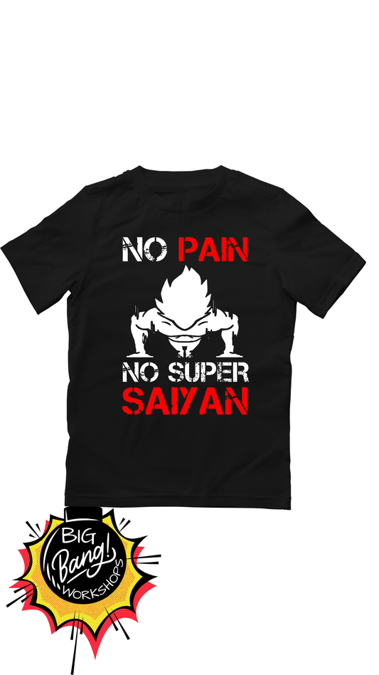 No Pain No Saiyan (Black)