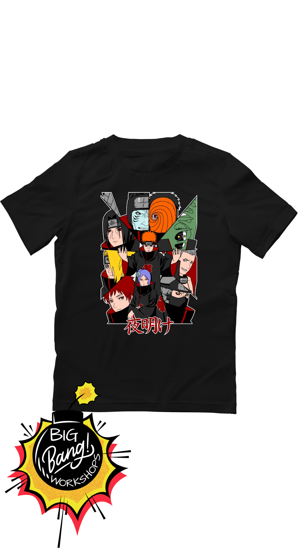 Naruto | Akatsuki Grupo - Kanji V2