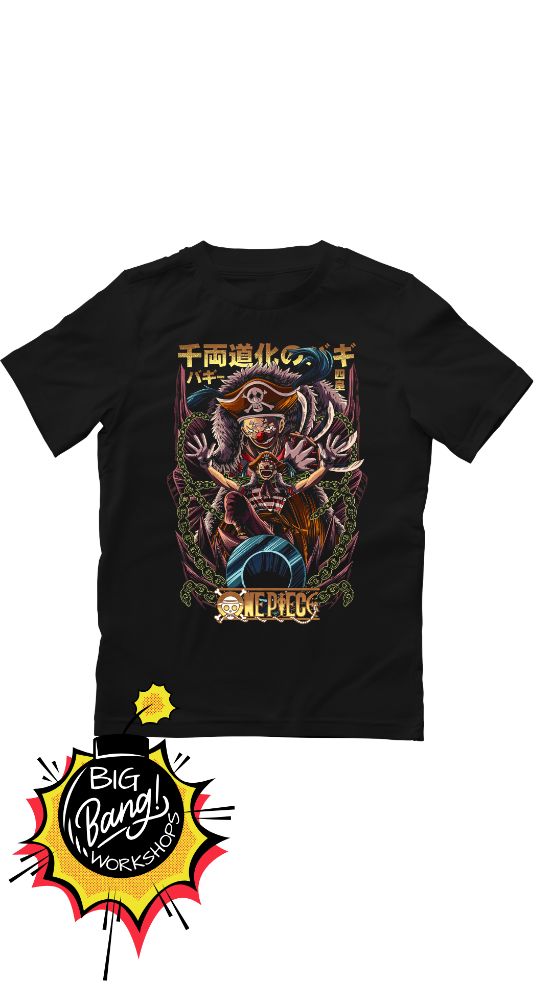 One Piece | Barba Negra - Teach Kanji Japones OnePiece