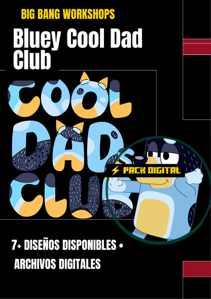 Cool Dad Club PNG Digital Download — Diseño para Playera Día del Padre