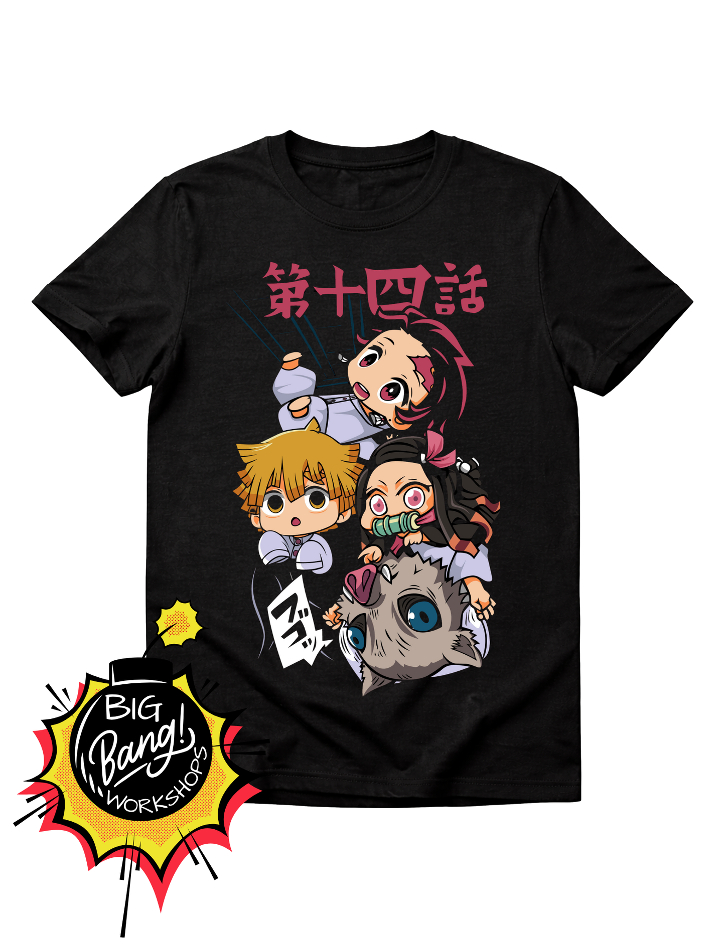 Demon Slayer | Chibi Trio - Zenitsu Nezuko Inosuke Kanji