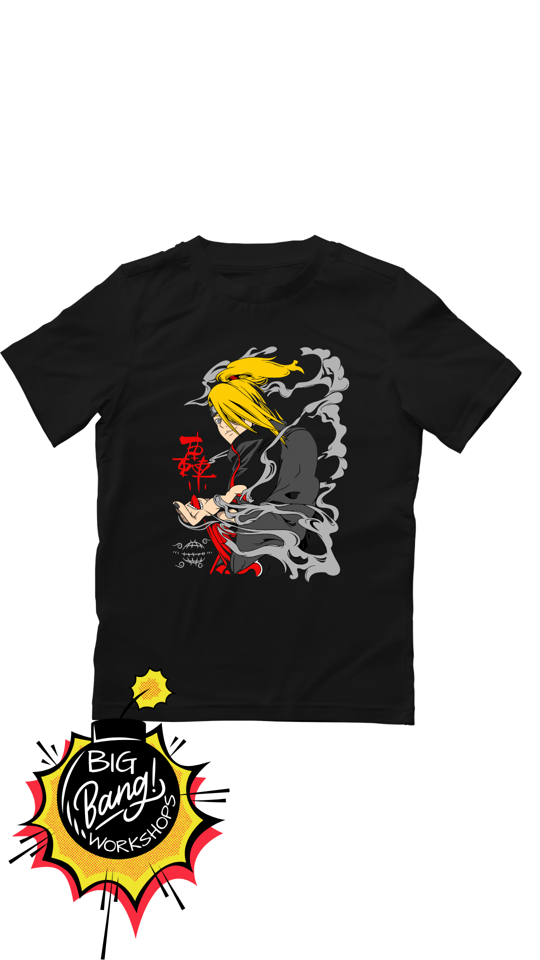 Naruto | Deidara Arcilla - Arte Kanji Humo