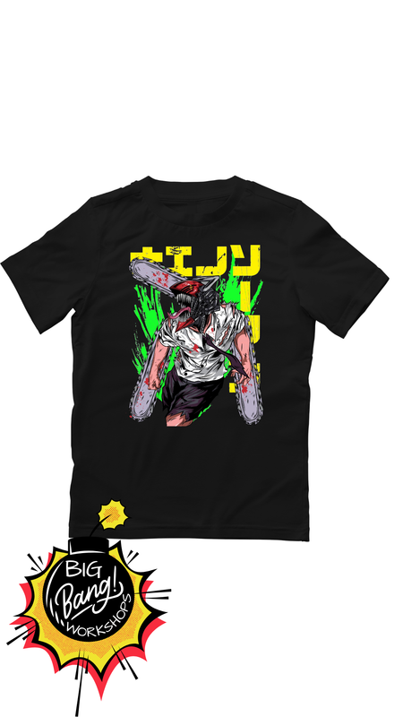 CSM | Denji - ChainsawMan Cabeza Verde Amarillo