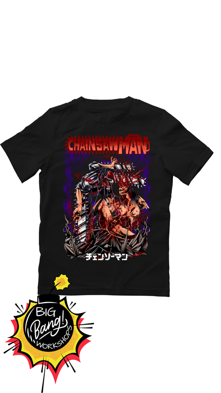 CSM | Denji - ChainsawMan Metal Rojo Oscuro