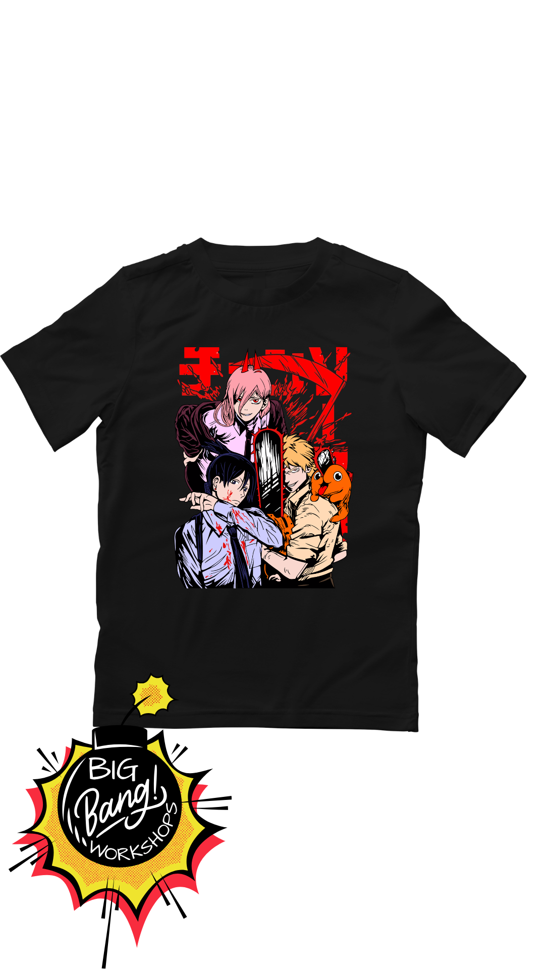 Chainsaw Man | Denji Power - Aki Trio Kanji Rojo