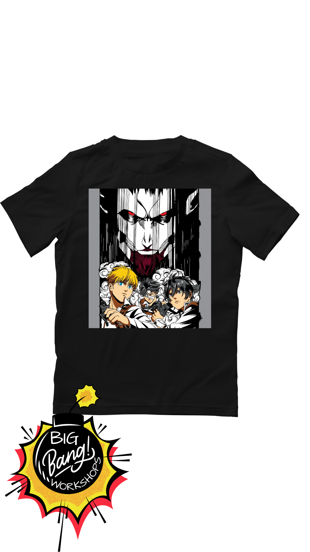 AOT | Eren Armin - Reiner Titan Sombra Oscura