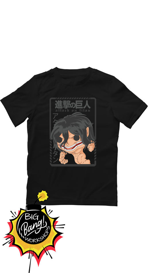 AOT | Eren Titan - Chibi Cara Kanji