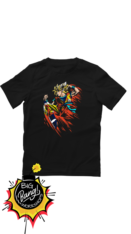 DBZ | Goku - Super Saiyan Ataque Carga Dinamico