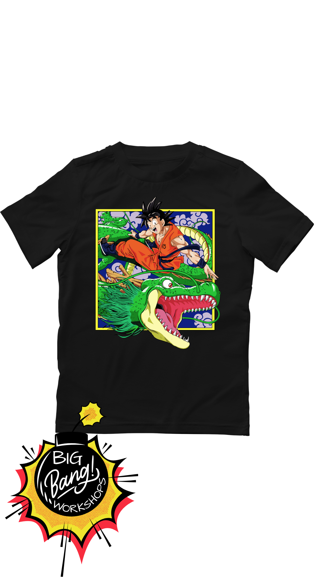 Dragon Ball | Goku Nino - Montando Shenron Dragon
