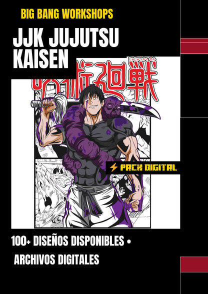 Pack Digital Jujutsu Kaisen (JJK) | Big Bang Workshops