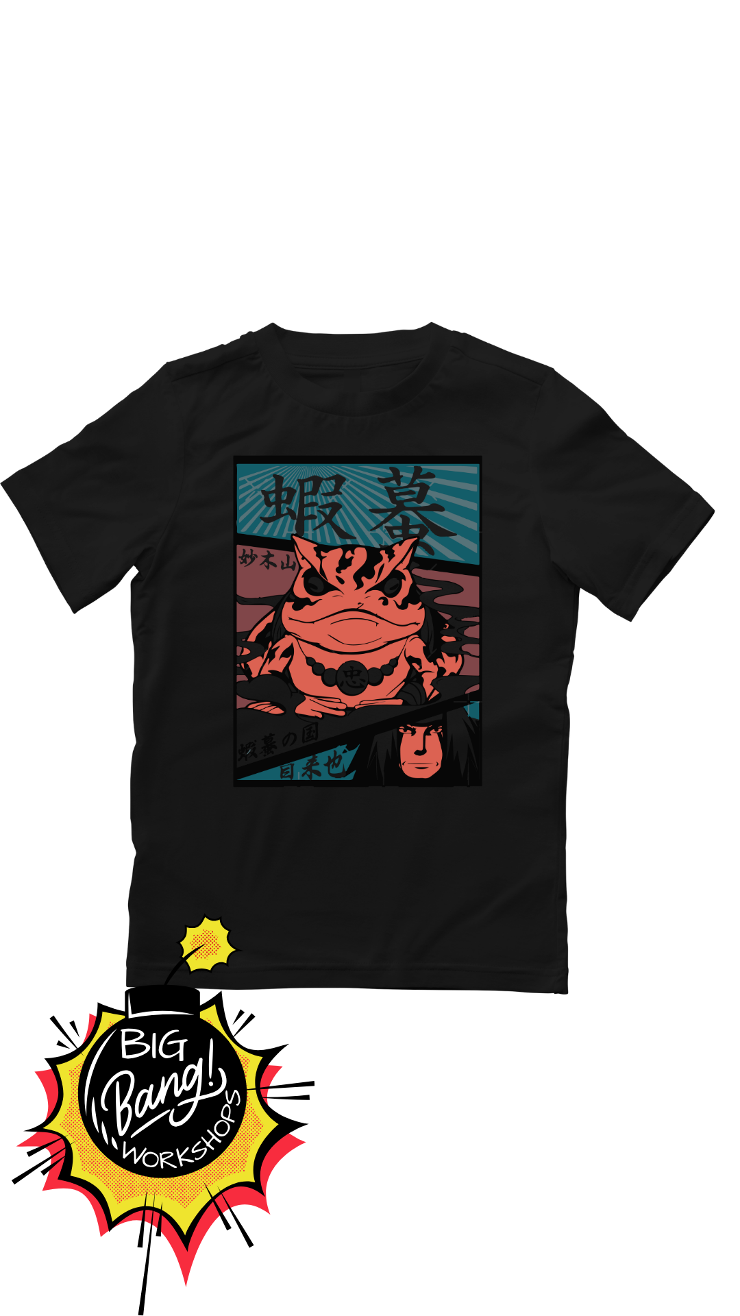 Naruto | Jiraiya Gamabunta - Sapo Kanji Azul