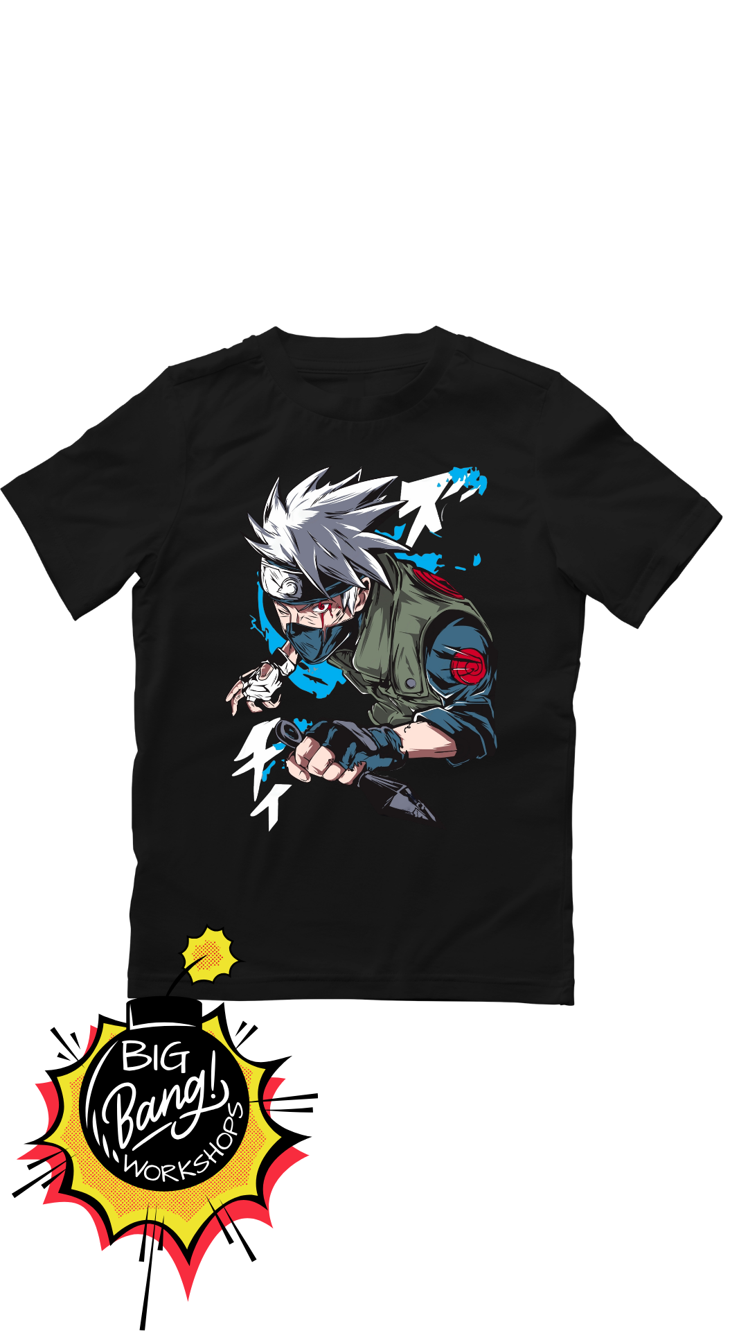 Naruto | Kakashi Chidori - Chibi Azul Rayos