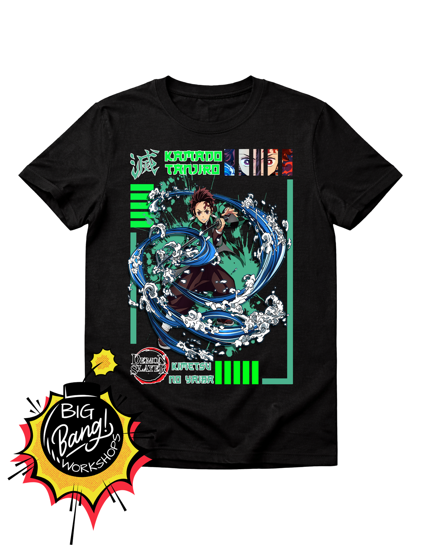 Demon Slayer | Kamado Tanjiro - Respiracion Agua Ola Accion