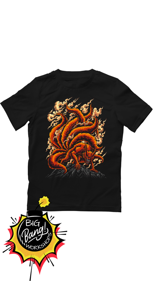 Naruto | Kurama NueveColas - Forma Completa Fuego