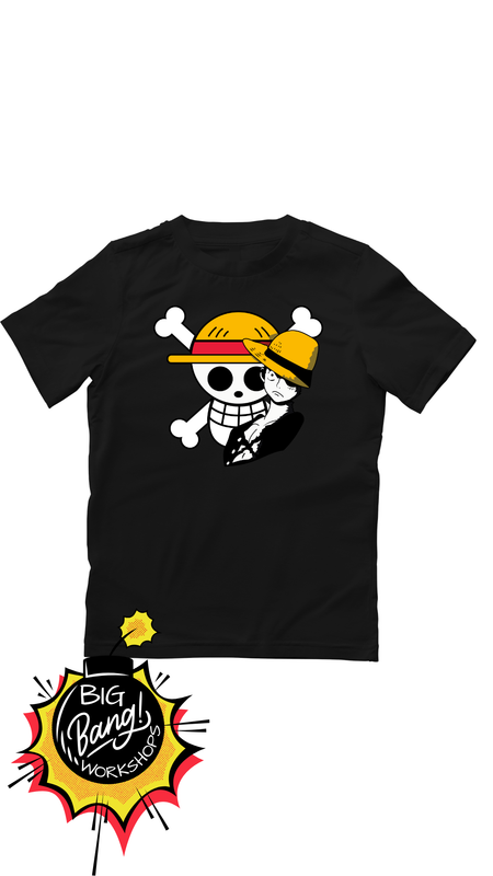 OP | Logo Mugiwara - Calavera Sombrero Paja