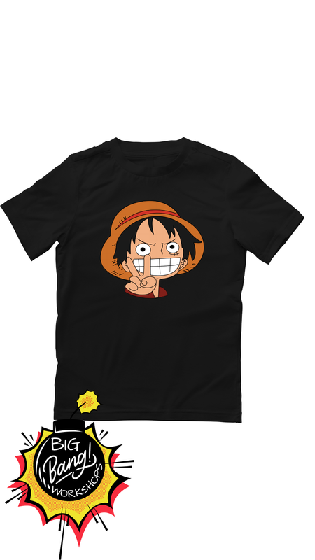 OP | Luffy - Chibi Cara Sonrisa Grande Sombrero Paja